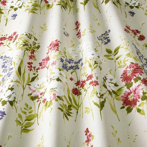 Wild Meadow Magenta Fabric by the Metre