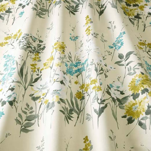 Wild Meadow Pistachio Roman Blinds