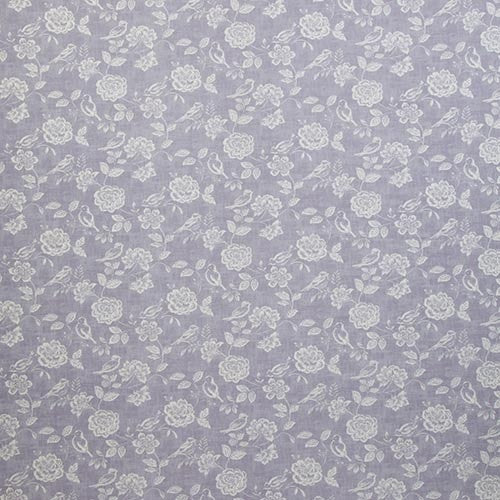 Bird Garden Lavender Fabric by the Metre