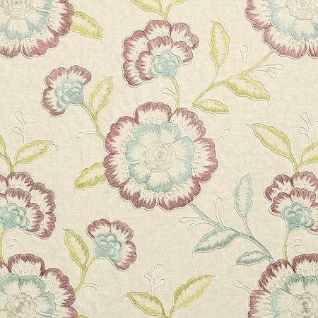 Richmond Raspberry/Duckegg Upholstered Pelmets