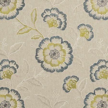 Richmond Teal/Acacia Curtains