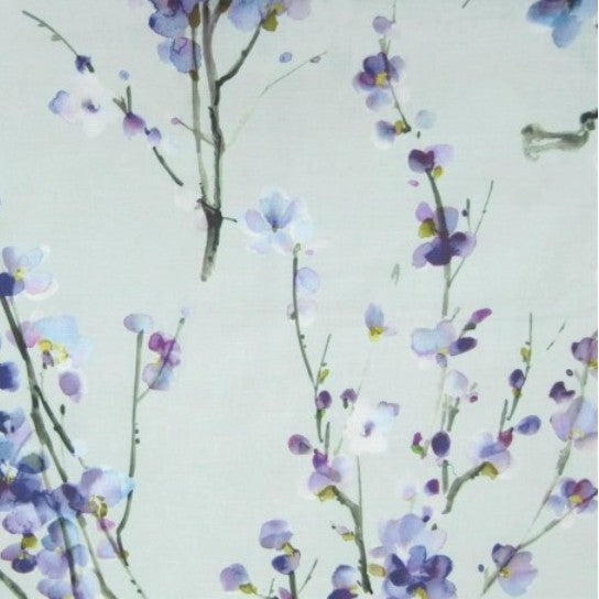 Seville Violet Duck Egg Apex Curtains