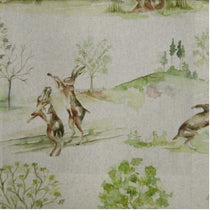 Boxing Hares Linen Curtains Boxing Hares Linen Curtains