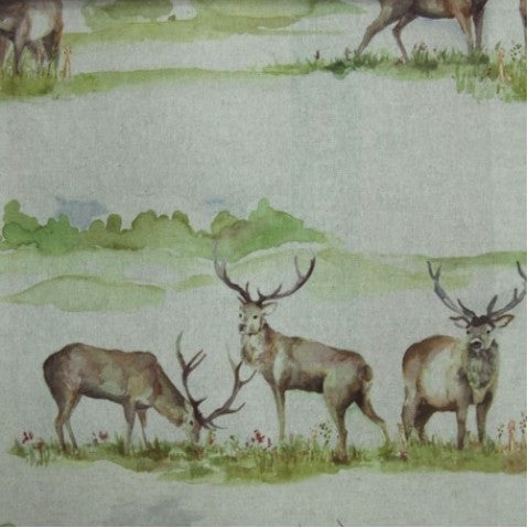 Moorland Stag Linen Valances