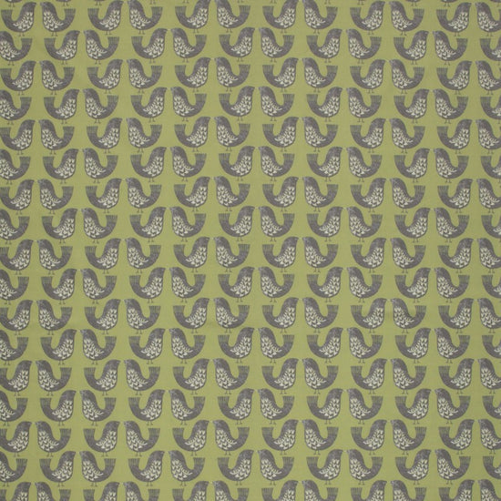 Scandi Birds Kiwi Fabric by the Metre