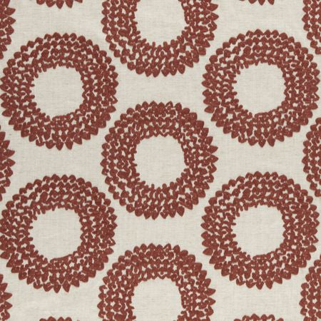 Dashiki Cinnabar Upholstered Pelmets