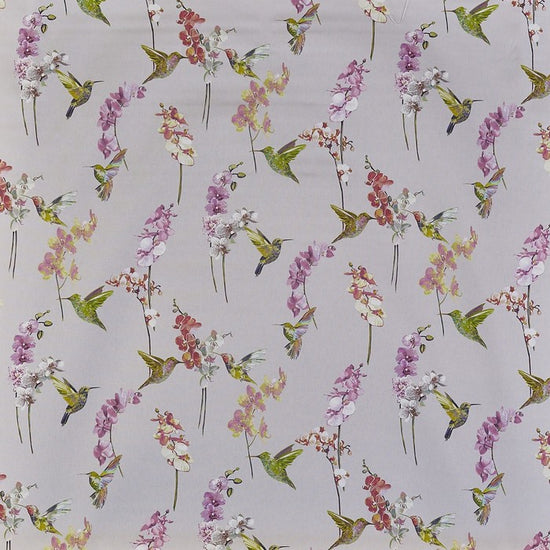 Humming Bird Rose Quartz Fabric by the Metre