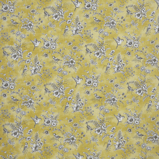 Finch Toile Buttercup Upholstered Pelmets