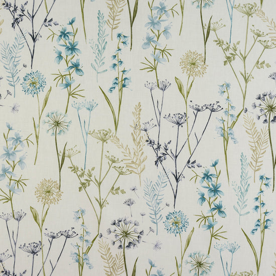 Wildflower Teal Fabric by the Metre