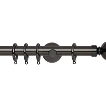 Ball Black Nickle Curtain Poles