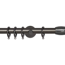 Bullet Black Nickle Curtain Poles