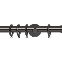 Stud Black Nickle Curtain Poles