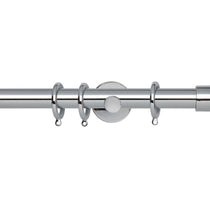 Trumpet Chrome Curtain Poles