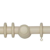 Cream Wooden Curtain Poles