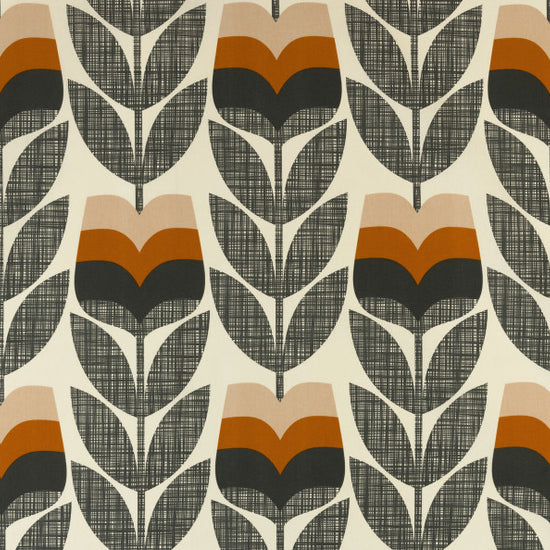 Rosebud Orange Fabric by the Metre