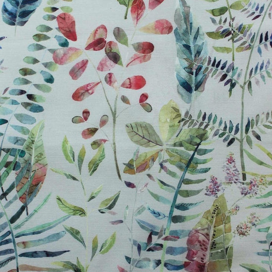 Kenton Pomegranate Silver Fabric by the Metre