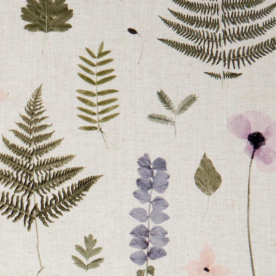 Herbarium Blush Natural Curtains