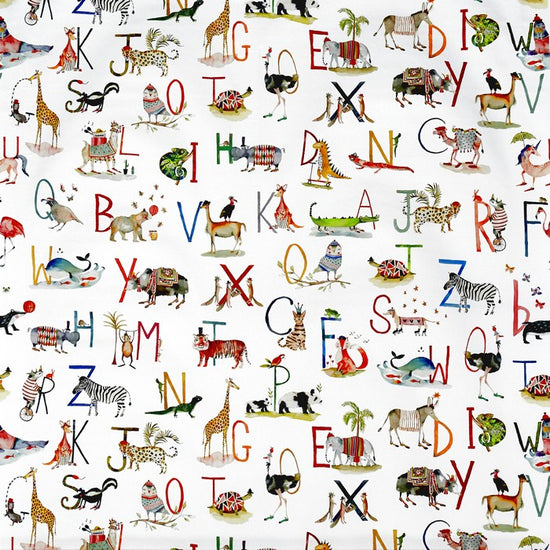 Animal Alphabet Paintbox Curtains