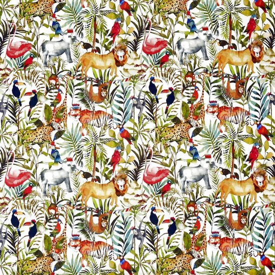 King Of The Jungle Safari Fabric by the Metre