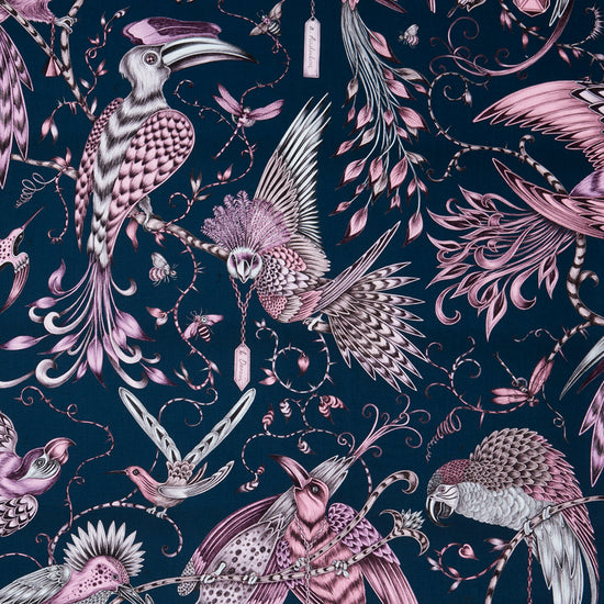 Audubon Pink Curtains