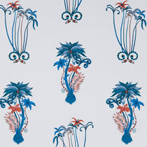 Jungle Palms Blue Curtains Jungle Palms Blue Curtains
