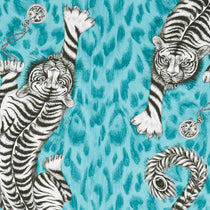 Tigris Teal Roman Blinds