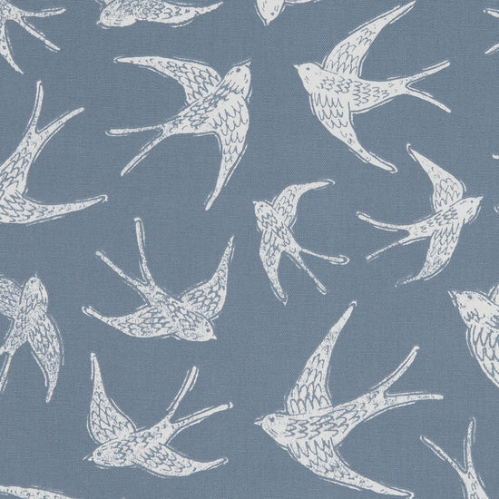 Fly Away Navy Upholstered Pelmets