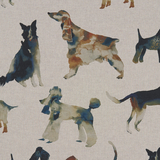 Walkies Linen Pillows