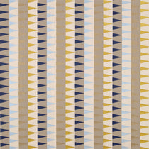 Azul Navy Sky Gold 132011 Roman Blinds