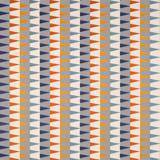 Azul Rust Navy Nordic 132013 Bed Runners