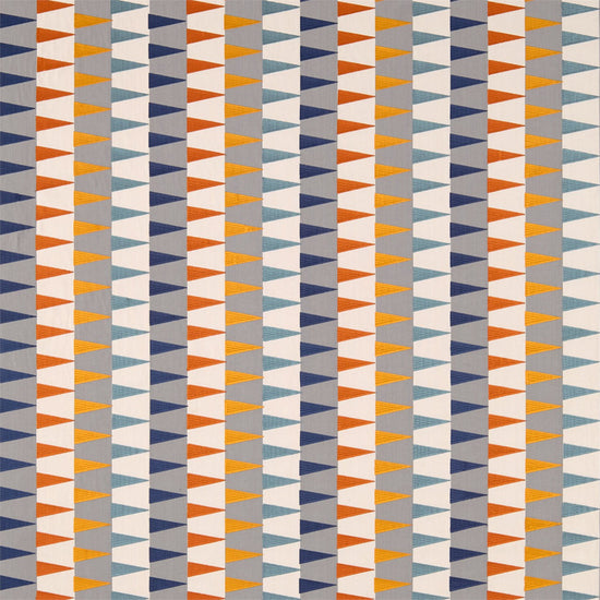 Azul Rust Navy Nordic 132013 Fabric by the Metre