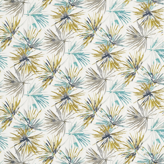 Aucuba Teal Zest 132240 Curtains