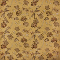 Lotus Flower Umber Fabric by the Metre