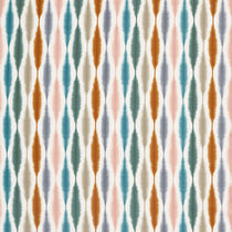 Usuko Olive Ginger Teal 120756 Curtains