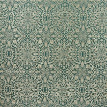 Brocade Teal Curtain Tie Backs