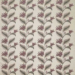 Berry Vine Thistle Embroidery Curtains