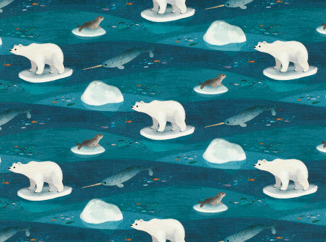 Arctic Antics V3323-01 Curtains