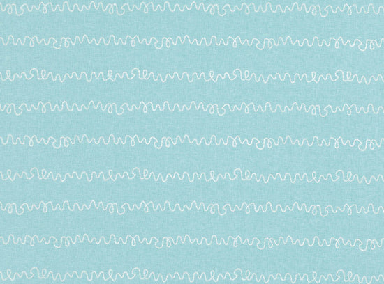 Wiggles Aqua V3309-01 Fabric by the Metre