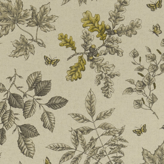 Hortus Charcoal Ochre Tablecloths