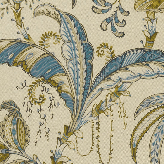 Ophelia Teal/Spice Fabric by the Metre