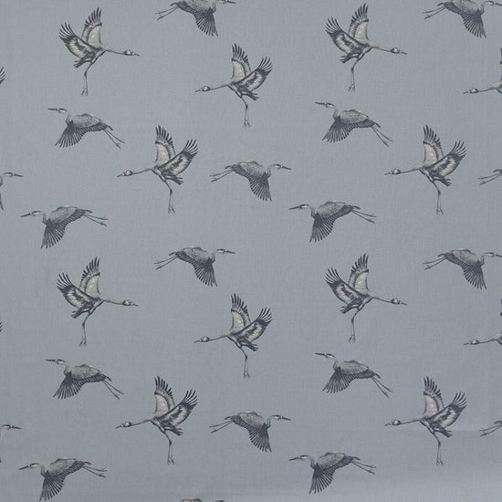 Cranes Delft Fabric by the Metre