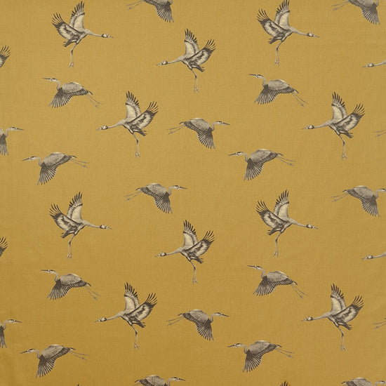 Cranes Gilt Fabric by the Metre
