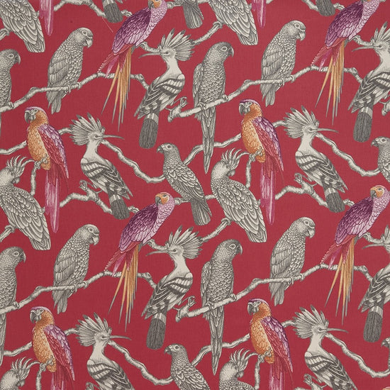 Aviary Pomegranate Fabric by the Metre
