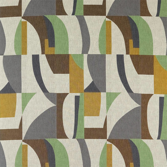 Bodega Saffron Charcoal Wasabi 132870 Fabric by the Metre