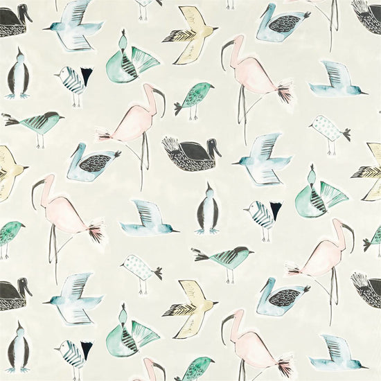 Menagerie Blush Mint 120784 Roman Blinds