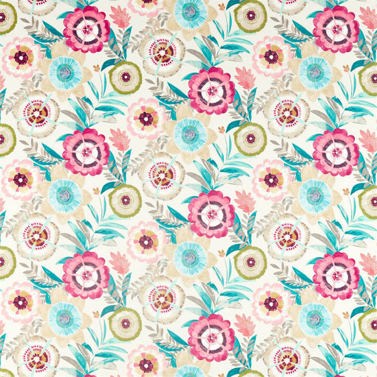 Komovi Azalea Fern Lagoon Fabric by the Metre