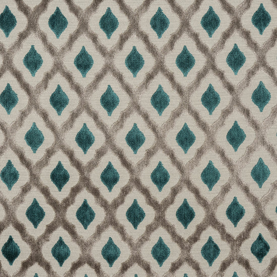 Assisi Teal Upholstered Pelmets