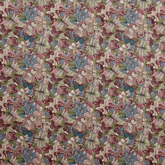 Botanist Garnet Fabric by the Metre