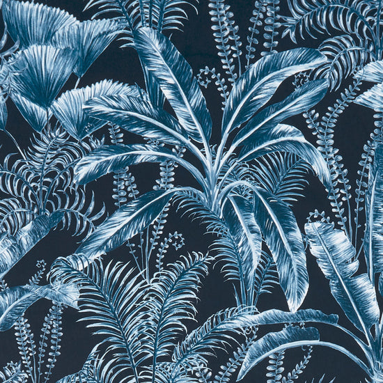 Majorelle Velvet Midnight Fabric by the Metre