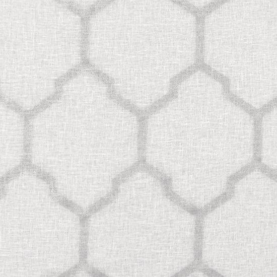 Arturo Silver Sheer Voile Fabric by the Metre